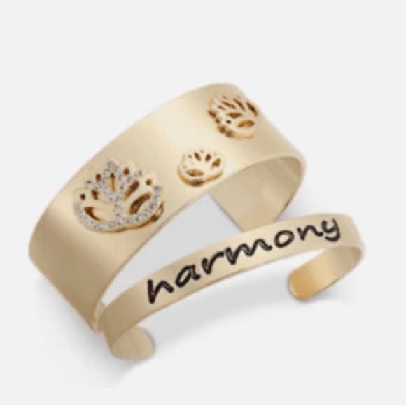 NWT NIB INSPIRED LIFE “HARMONY” TWO PIECE CUFF SET - Picture 2 of 6